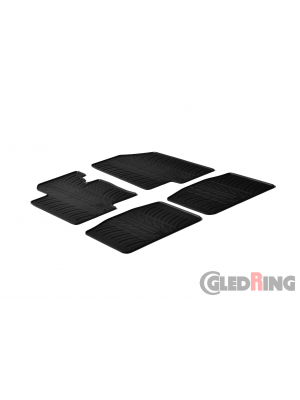 Original Gledring Passform Fußmatten Gummimatten 4 Tlg. Loch Fix. - Kia Optima 2012-> 2016->